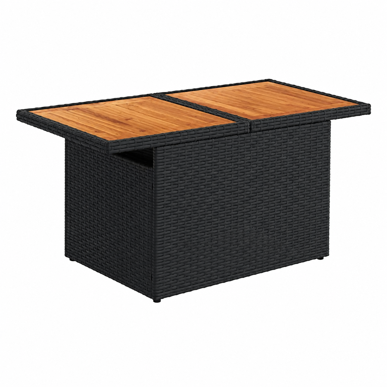 Ensemble de mobilier de jardin en résine tressée avec coussins