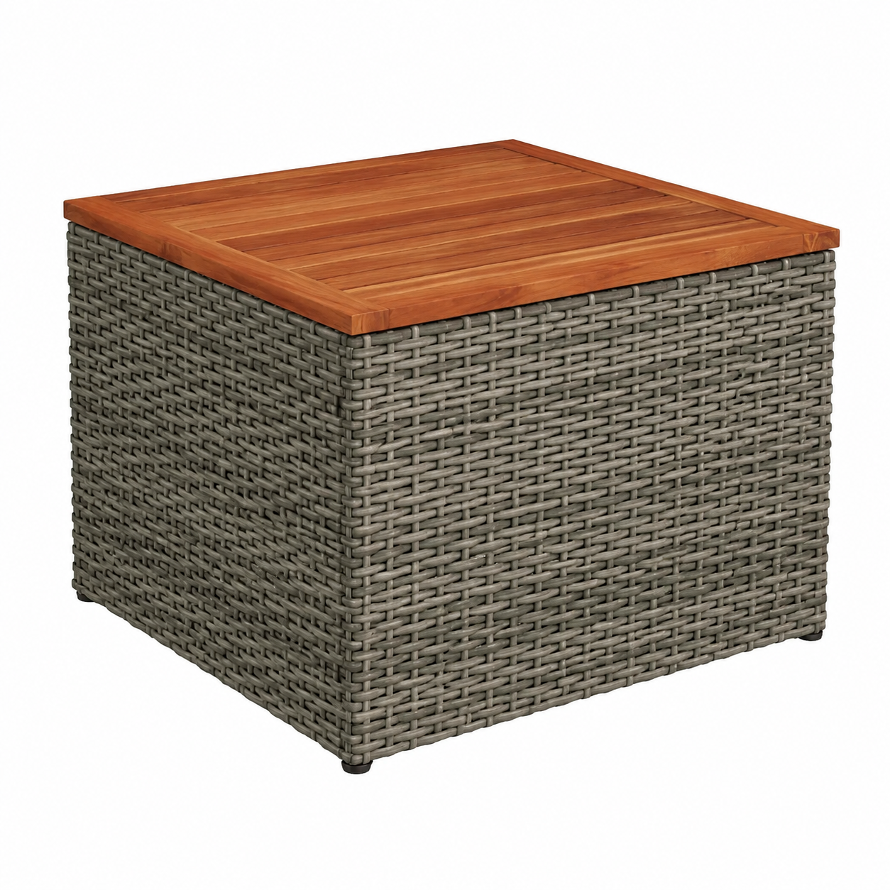 Ensemble de meubles de jardin en résine gris avec coussins
