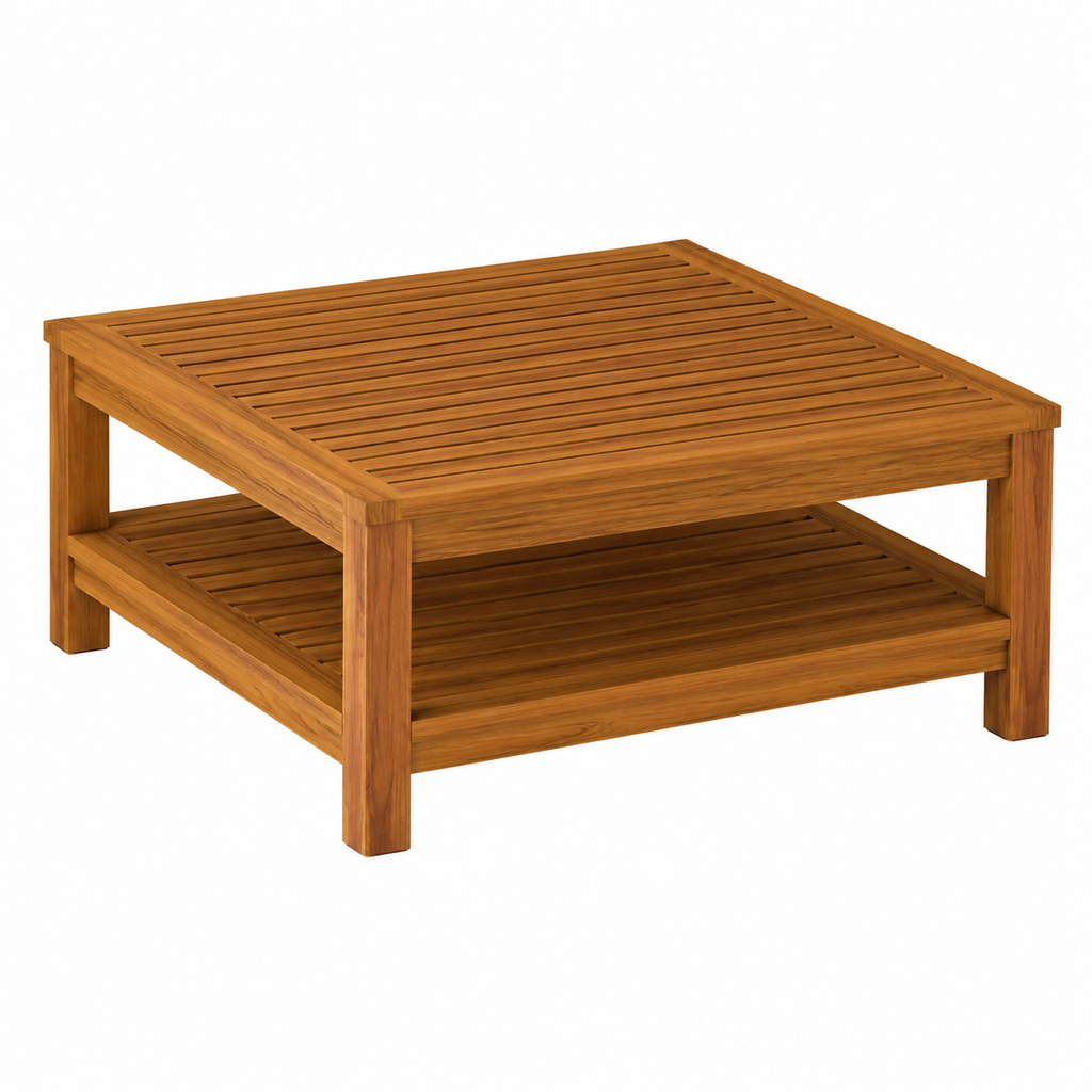 Ensemble de mobilier de jardin 6 pièces avec coussins en bois d'acacia