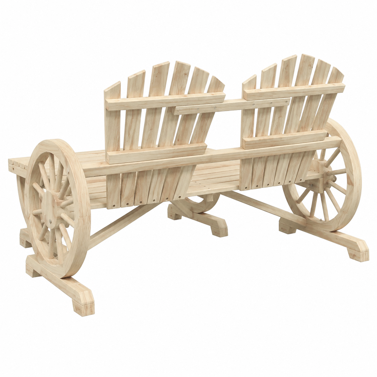 Ensemble de mobilier de jardin en bois massif