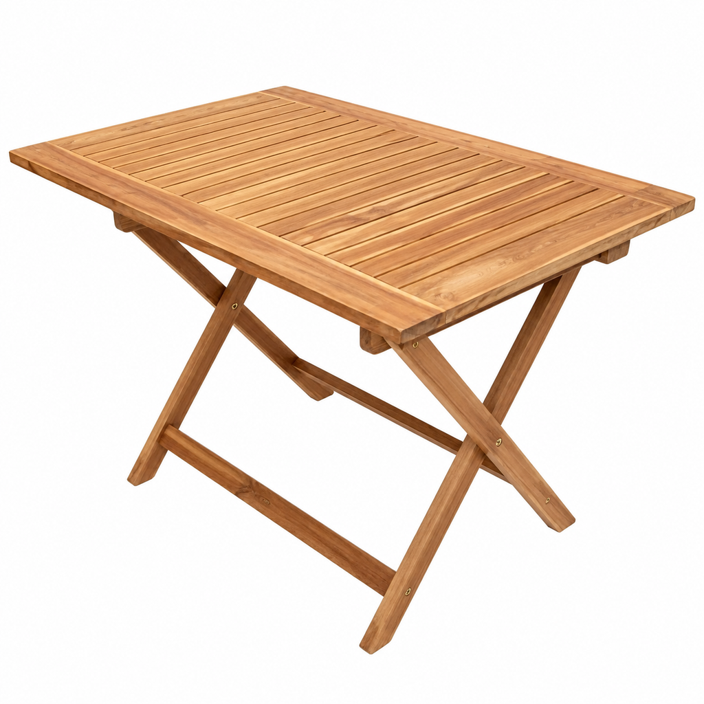 Ensemble de mobilier d'extérieur en acacia pour 4 personnes