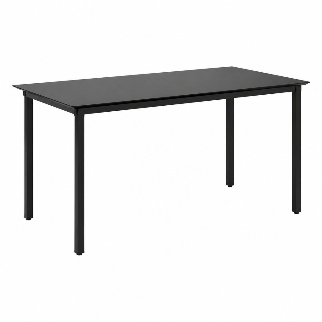 Mobilier de jardin 5 pièces en rotin synthétique avec coussins marron